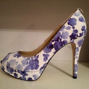 Michael Kors peep toe pumps